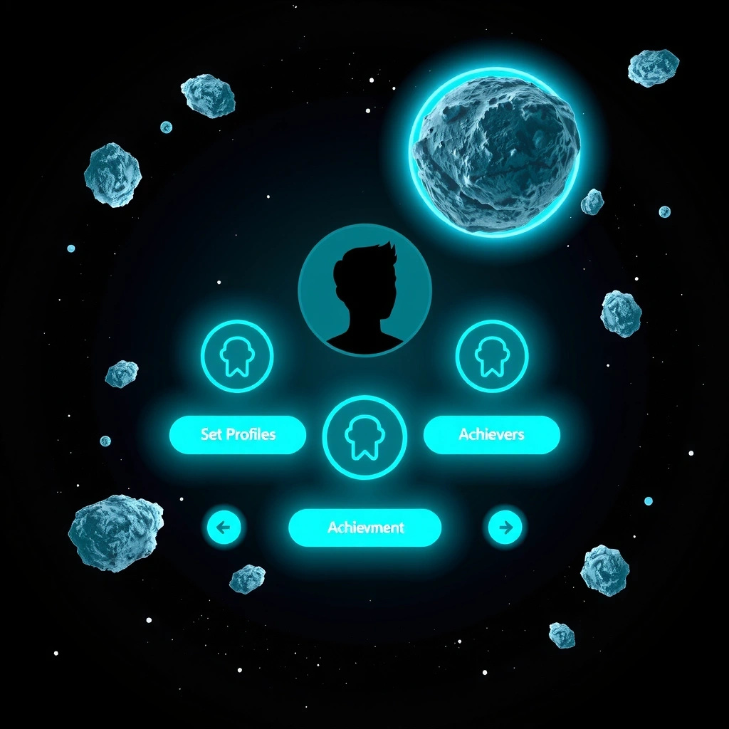 Perfil de usuario con logros obtenidos